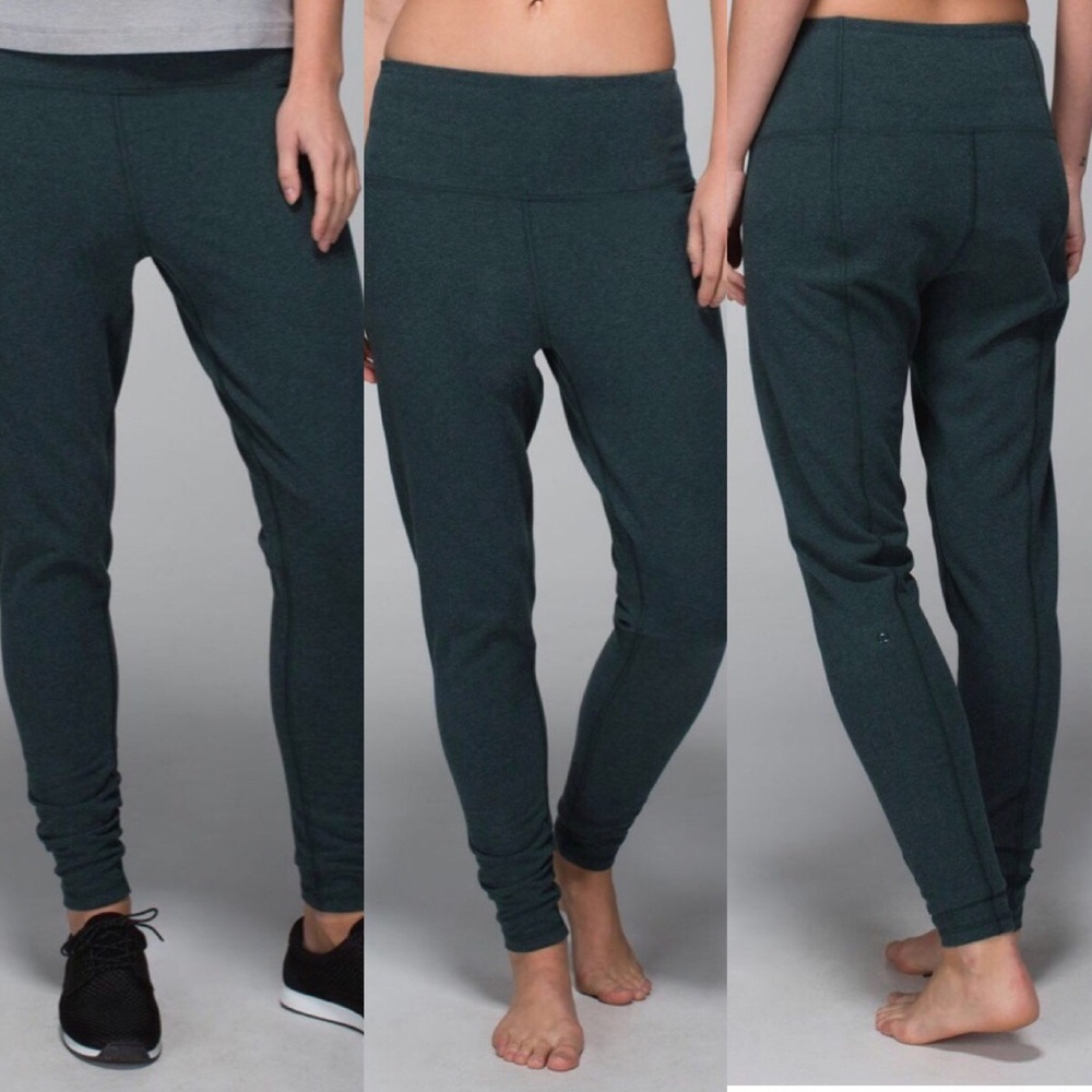 Rare green Lululemon atman pants/joggers